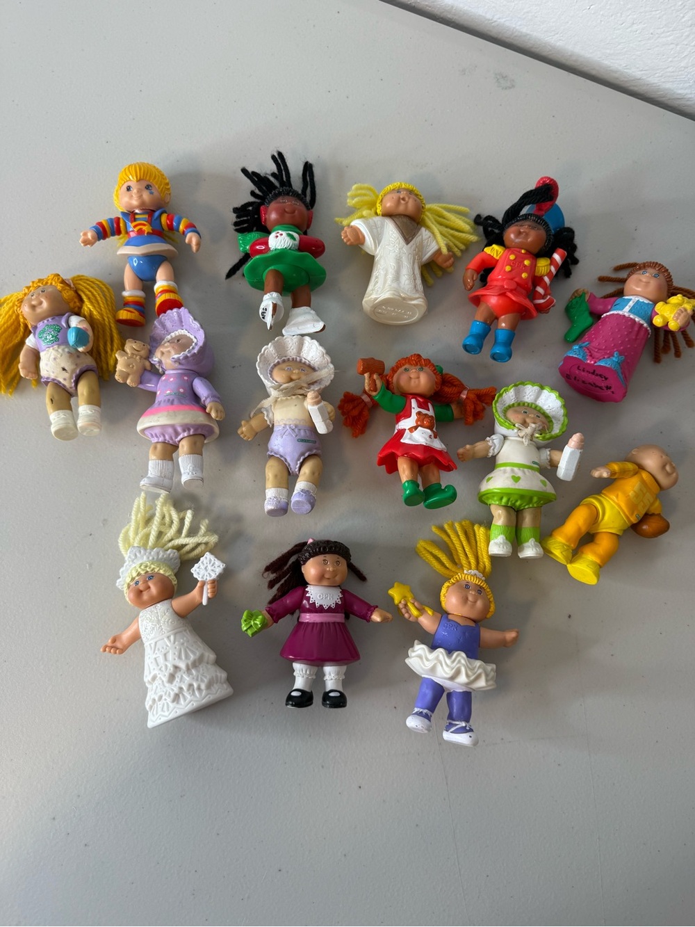 Vintage 80s 90s Rainbow Brite Cabbage Patch Kids PVC Doll Figure Lot Hallmark